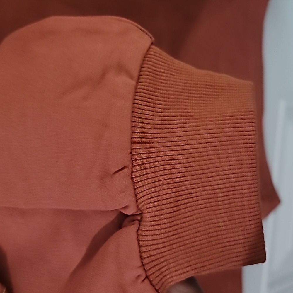 Striped Rust Sweatshirt - Picture 7 of 9